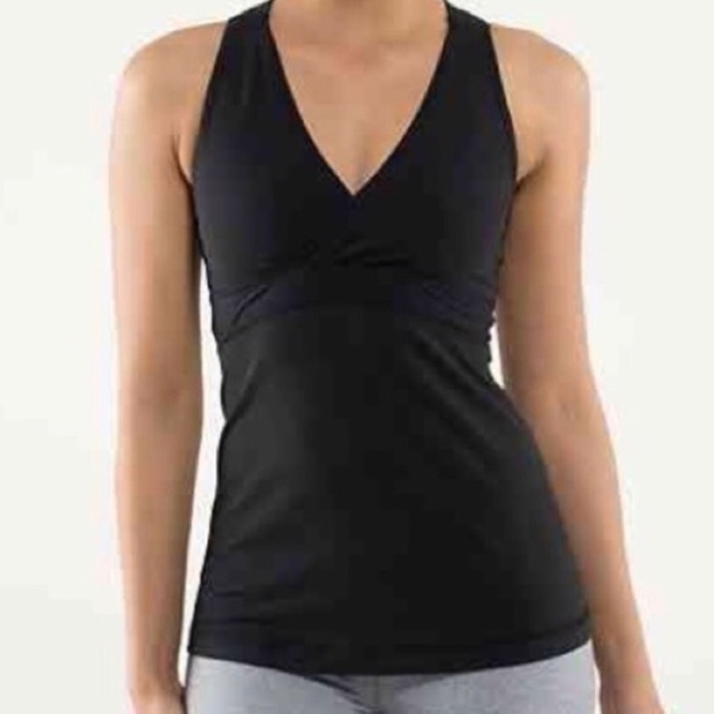NWT Lululemon Athletic V Tank Size 10 Black